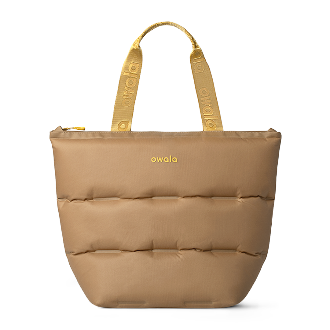 The Puffer Insulated Tote Fits Into Your Workday