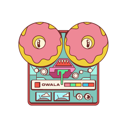 Stickers - Sip brighter from here.