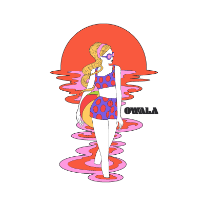 Stickers - Sip brighter from here.