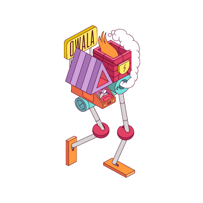 Stickers - Sip brighter from here.