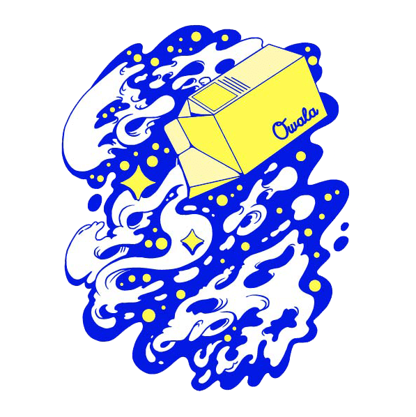 Stickers - Sip brighter from here.