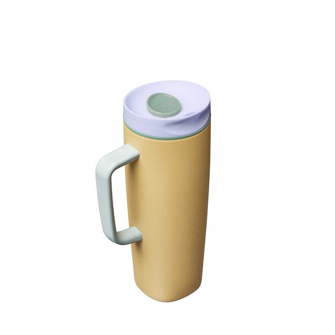SmoothSip® Slider with Handle - Pour on the personality.