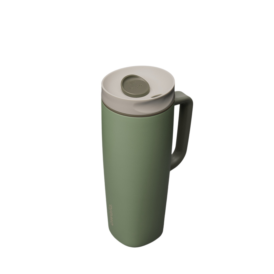 SmoothSip® Slider with Handle - Pour on the personality.